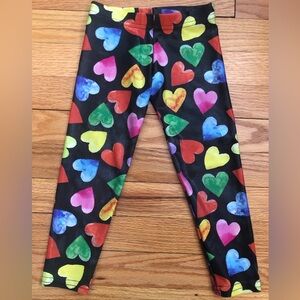 Dori Creations’ Colorful Heart Print Kids Leggings
